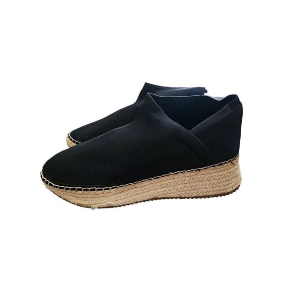 I.N.C. International Concepts Waldaf black platform espadrilles shoes Sz 10 - Picture 2 of 5